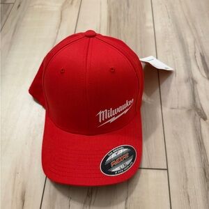 Milwaukee Red Flexfit Cap